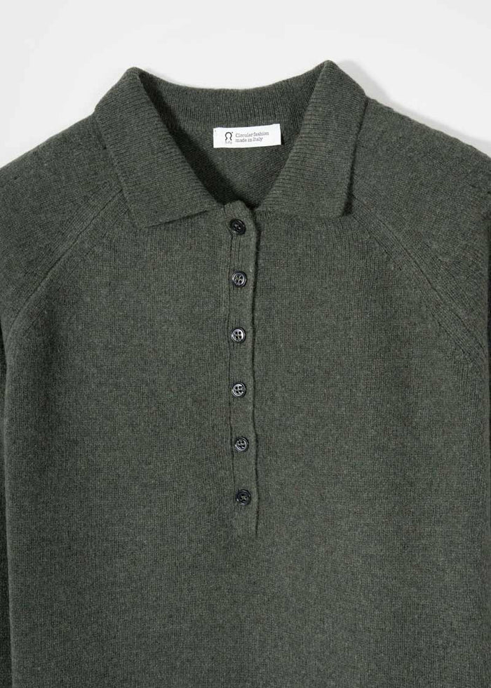 Rifò Demetra wool polo shirt | M11 Shop