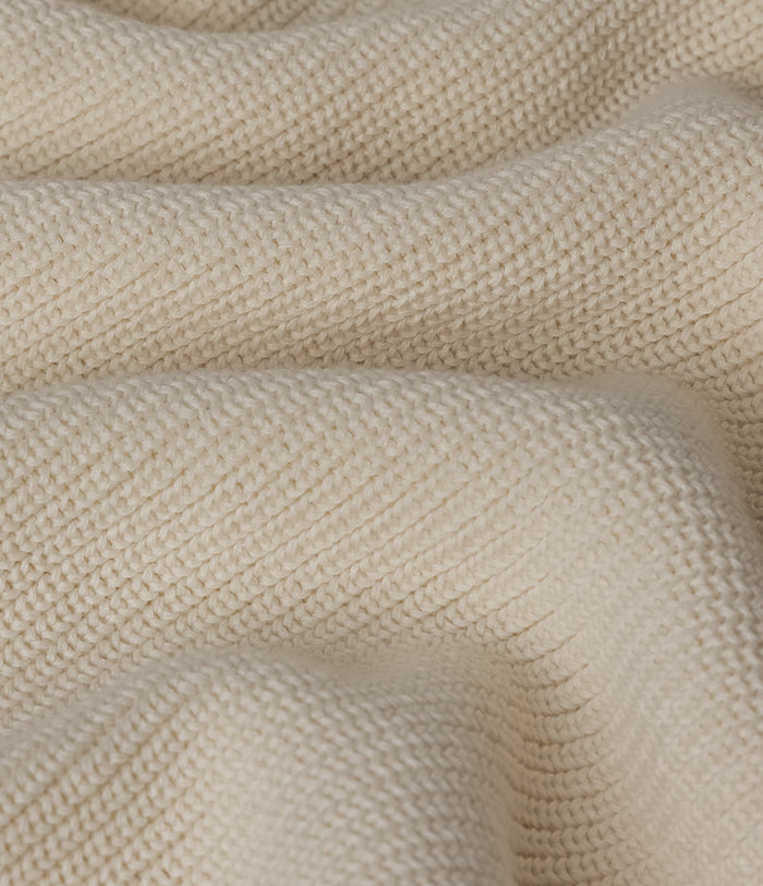 Maglione in maglia a coste, cotone biologico Merz b. Schwanen | M11 Shop