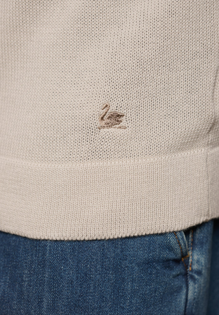 Polo a V a maniche corte 100% cotone organico Merz b. Schwanen | M11 Shop