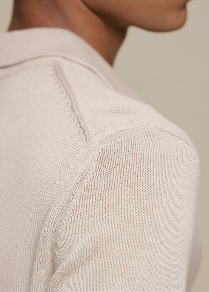 Polo a V a maniche corte 100% cotone organico Merz b. Schwanen | M11 Shop