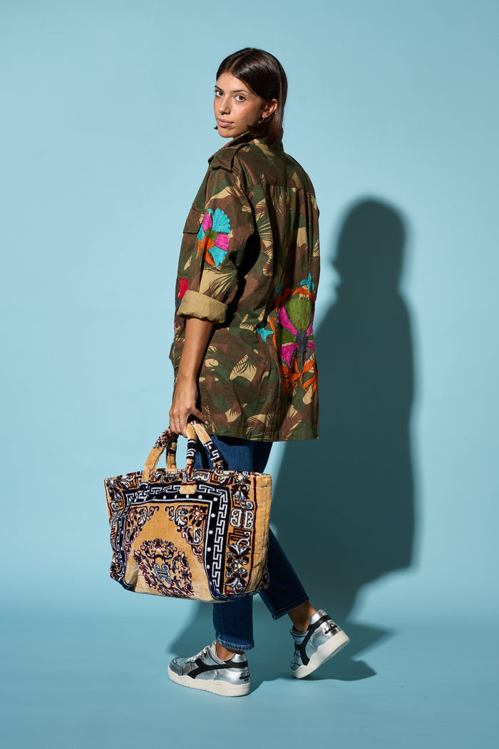 Borsa in velluto cotone Puebco | M11 Shop