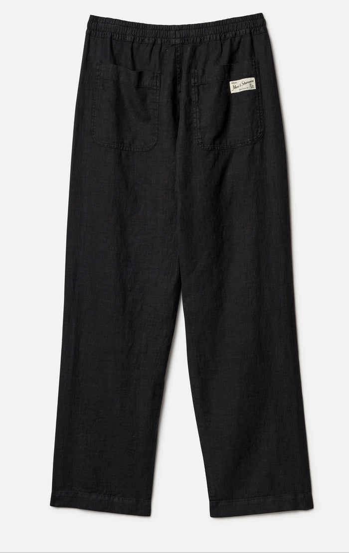Drawstring trousers 100% linen Merz b. Schwanen | M11 Shop