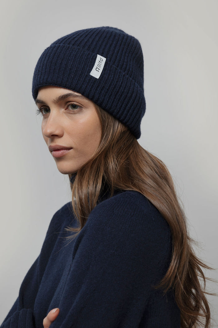 Cappello Unisex in cashmere rigenerato Marcello Rifò - Berretti | M11 Shop