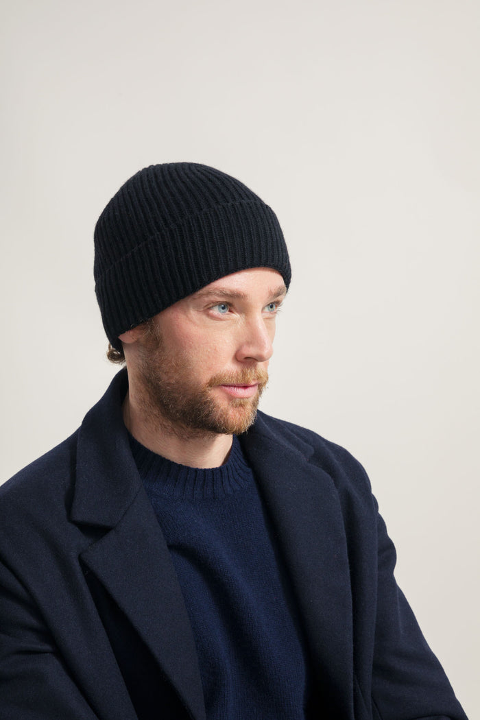 Unisex Marcello Rifò Regenerated Cashmere Beanie | M11 Shop