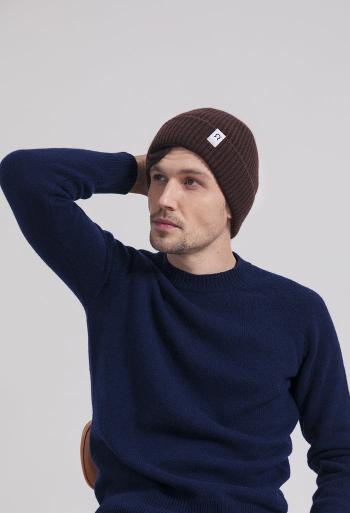 Cappello Unisex in cashmere rigenerato Marcello Rifò | M11 Shop