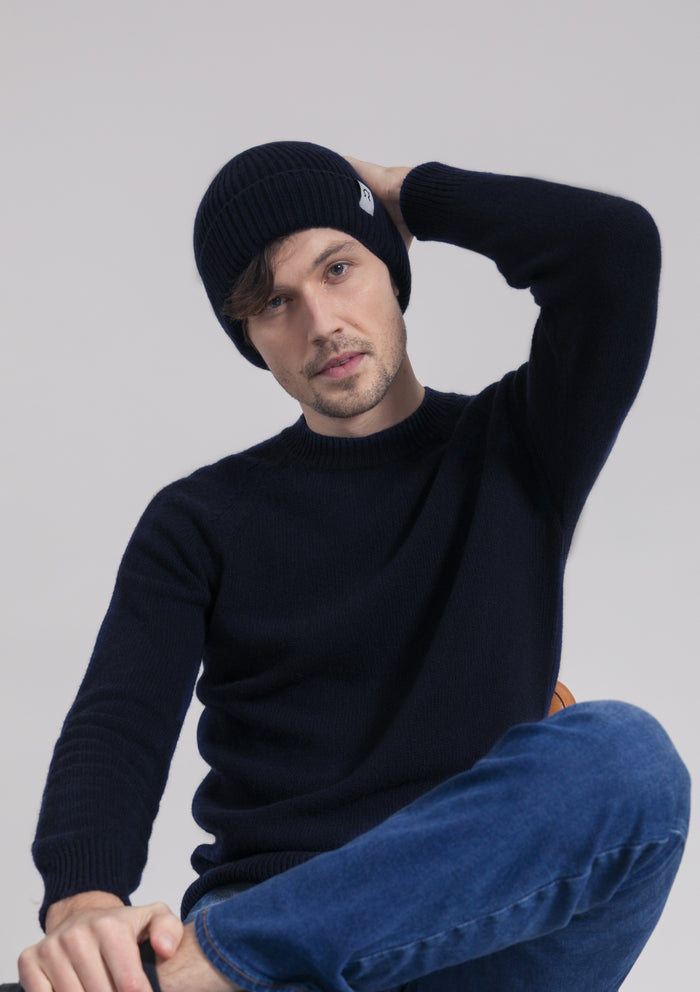 Cappello Unisex in cashmere rigenerato Marcello Rifò - Berretti | M11 Shop