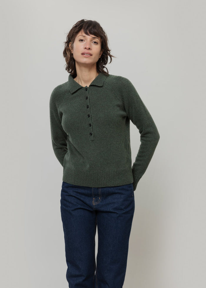 Rifò Demetra wool polo shirt | M11 Shop