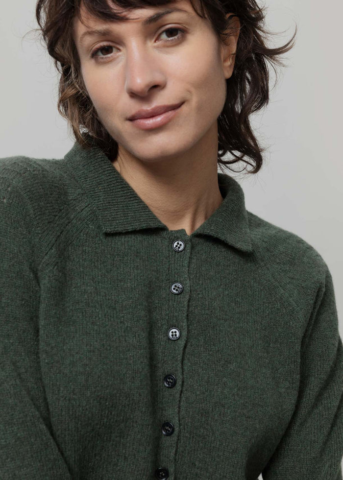 Maglia a polo in lana Demetra Rifò | M11 Shop