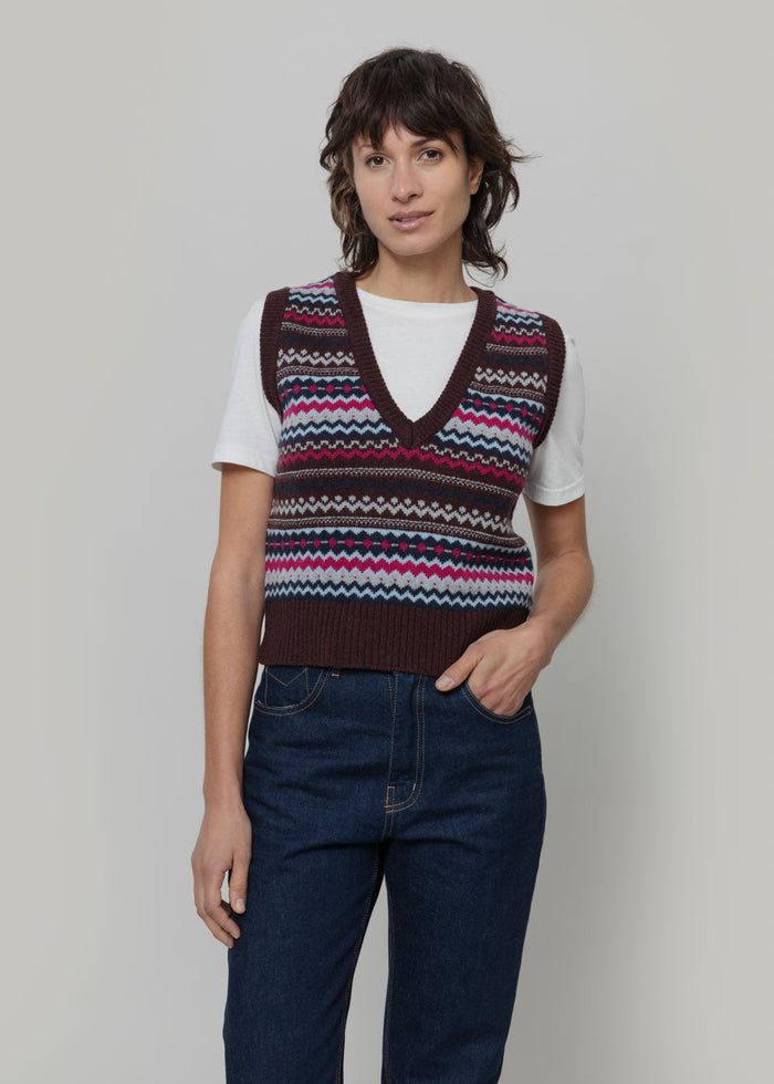 Simonetta Rifò wool vest | M11 Shop