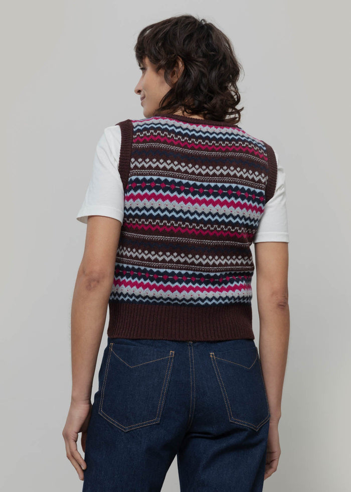 Simonetta Rifò wool vest | M11 Shop