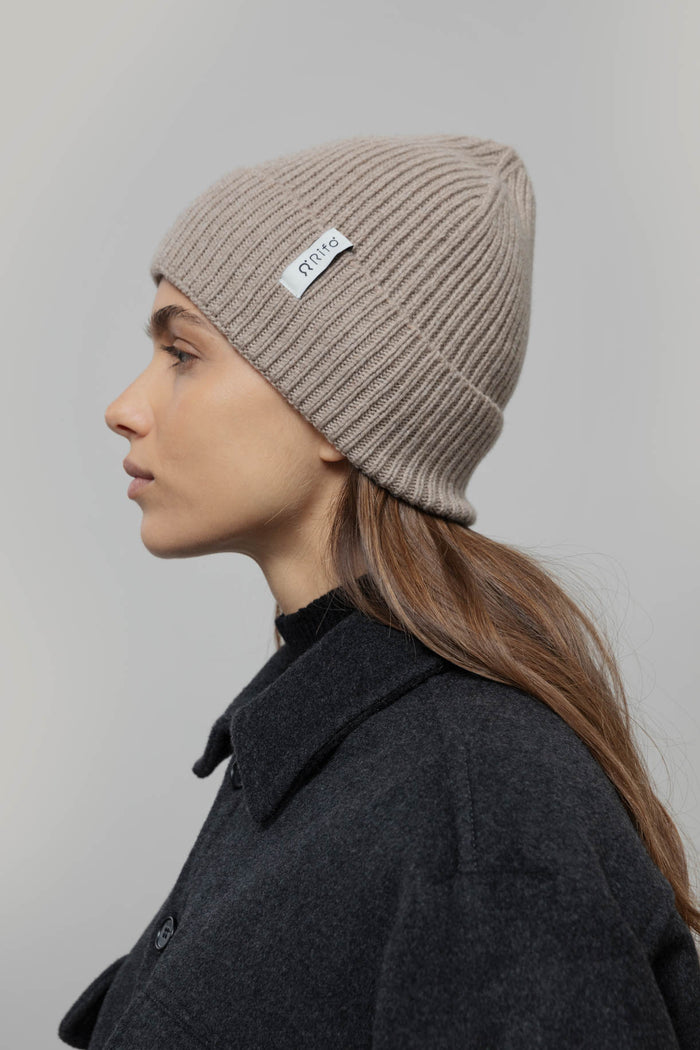 Cappello Unisex in cashmere rigenerato Marcello Rifò | M11 Shop