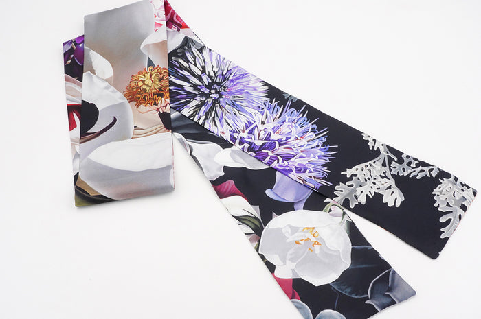 Fascia 100% seta fantasia italiana 11x176 cm Casagrande Recalcati | M11 Shop