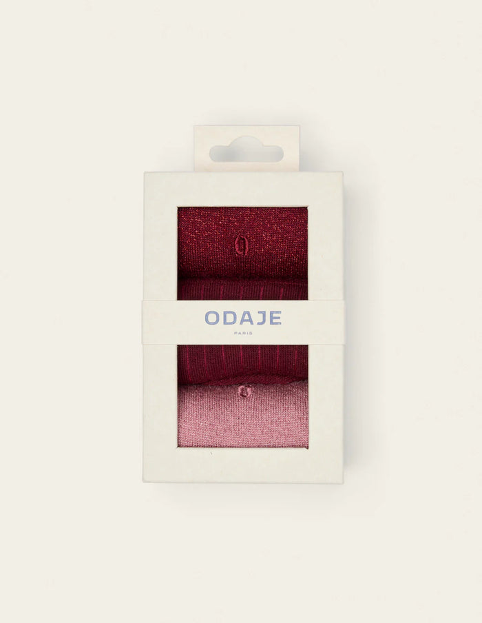 Confezione da 3 calzini con glitter M. Moustache | M11 Shop