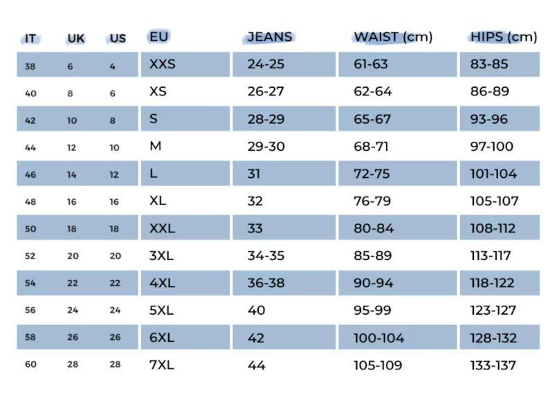 Size Guide Taglie Levis Jeans Conversione Size Chart A Cosa