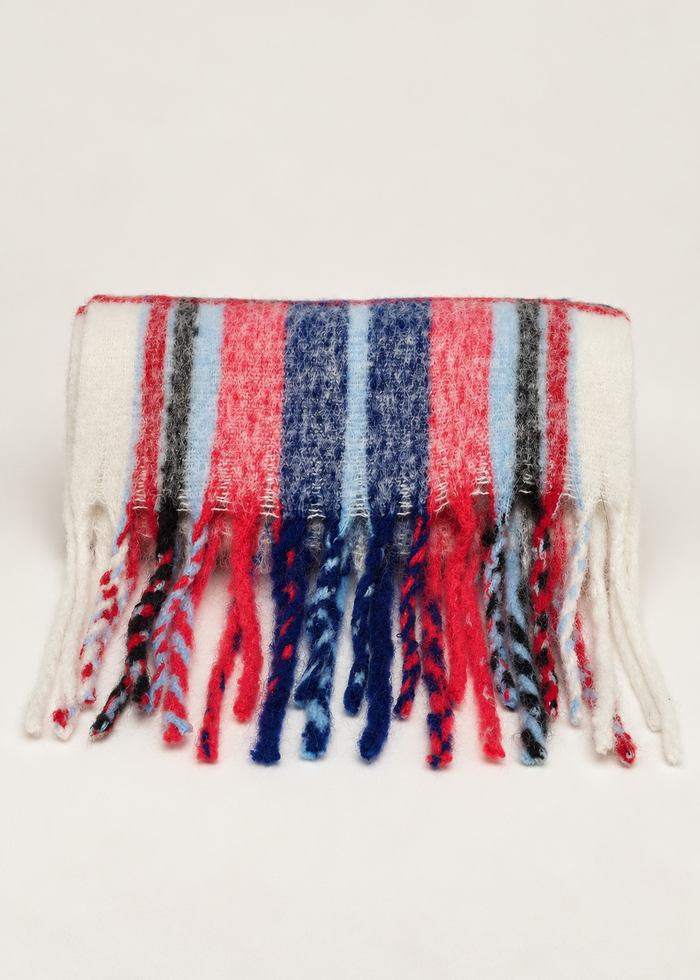 Sciarpa con frange tartan Palme | M11 Shop