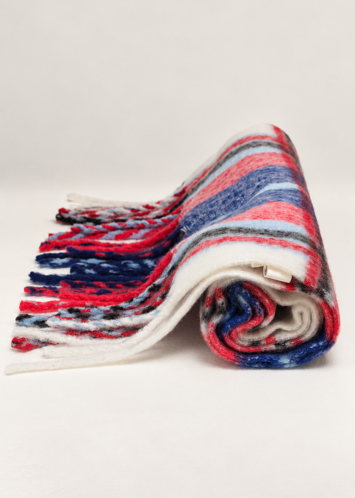 Sciarpa con frange tartan Palme - Scarves | M11 Shop