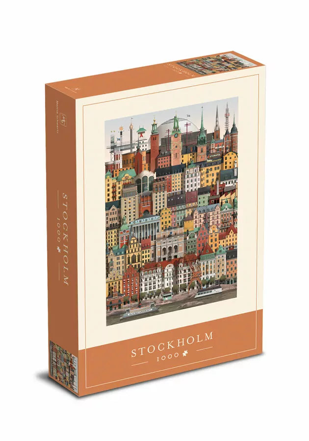 Puzzle Stockholm (1000 PCS) Martin Schwartz | M11 Shop