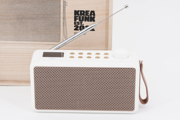 tRADIO DUB + BLUETOOTH WHITE - Kreafunk | M11 Shop