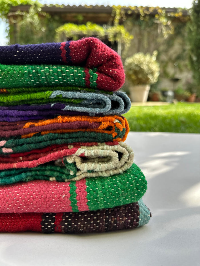 Tappeto multicolore in cotone Puebco | M11 Shop