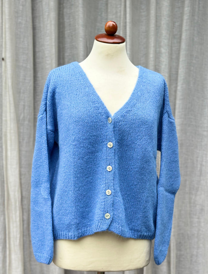 Cardigan Melinda corto con bottoni Colorine - Maglieria Donna | M11 Shop