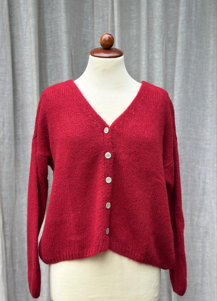 Cardigan Melinda corto con bottoni Colorine | M11 Shop