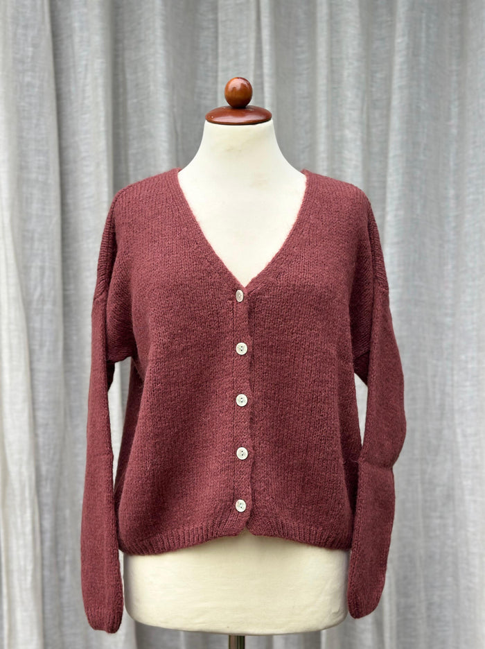 Cardigan Melinda corto con bottoni Colorine | M11 Shop
