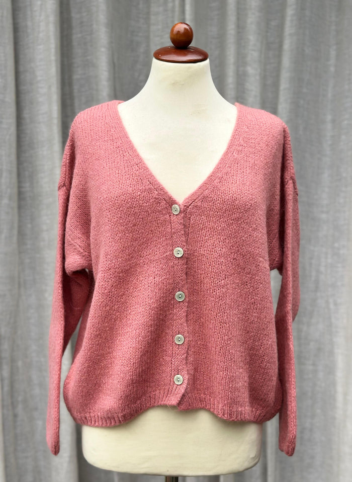 Cardigan Melinda corto con bottoni Colorine | M11 Shop