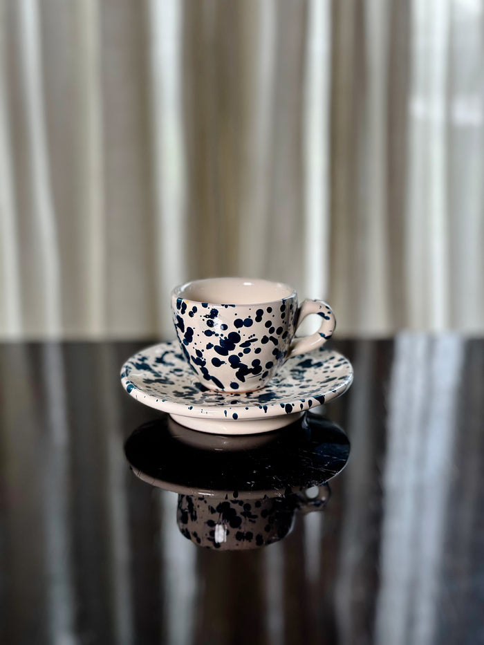 Set da Caffè Marezzato composto da tazzina e piattino Fratelli Colì | M11 Shop
