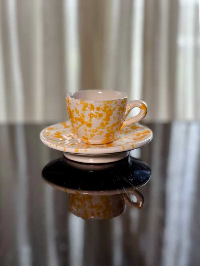 Set da Caffè Marezzato composto da tazzina e piattino Fratelli Colì | M11 Shop