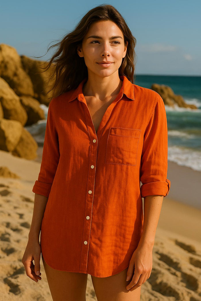 Camicia 100% lino Colorine - Camicie | M11 Shop