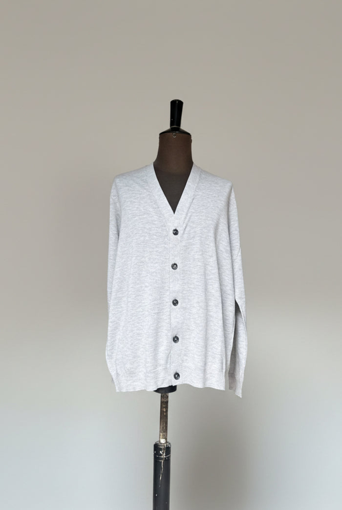 Masq 100% cotton long-sleeved cardigan | M11 Shop