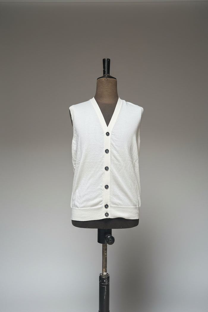 Cardigan senza maniche 100% cotone Masq | M11 Shop