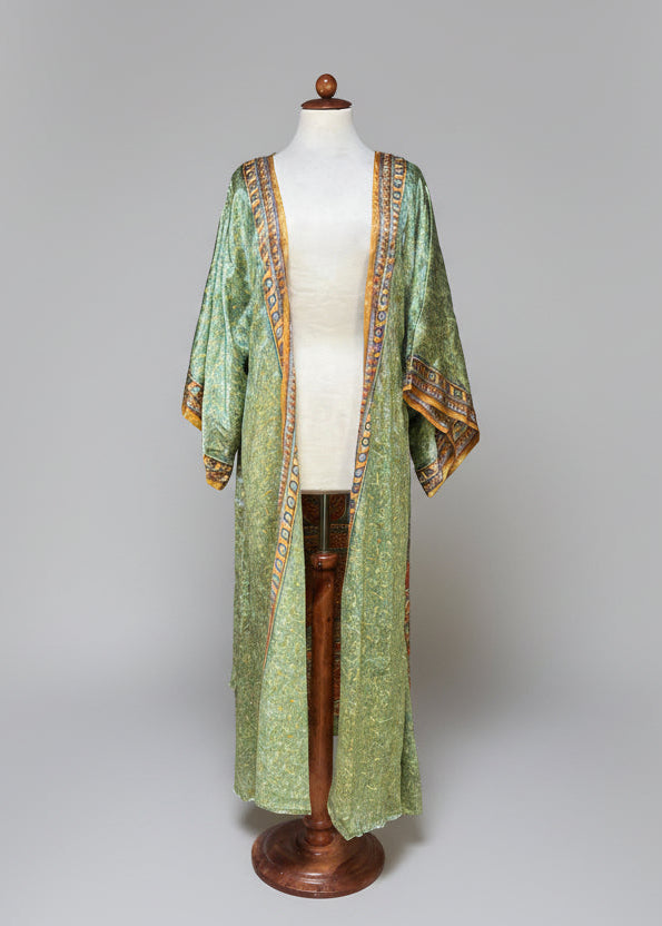 Kimono lungo in seta Alessio Masci | M11 Shop