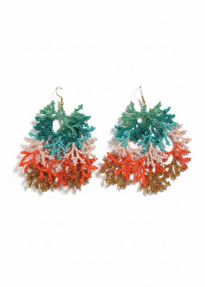 Orecchini Corallo grandi Knowmad | M11 Shop