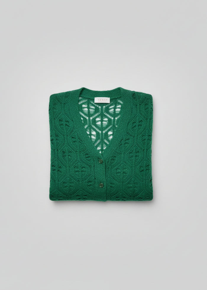 Cardigan a V in alpaca Gigi Tennè the Label | M11 Shop