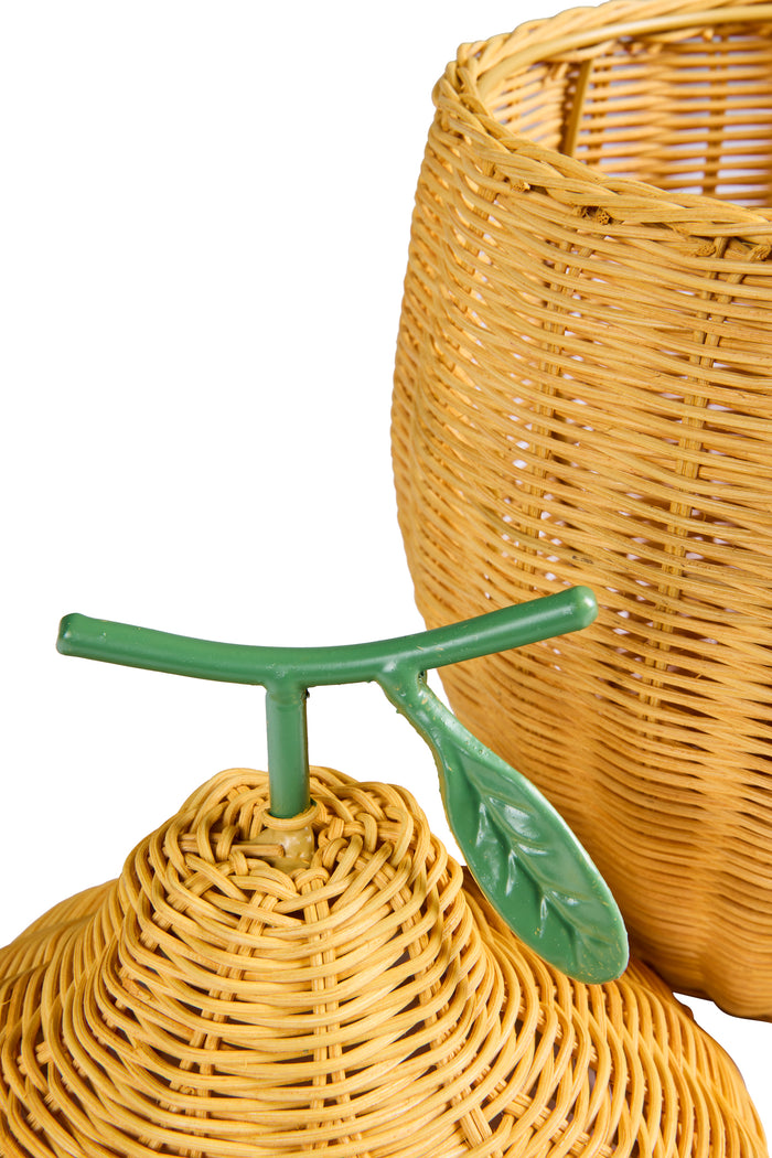 Cestino Aloha limone con coperchio Puebco | M11 Shop