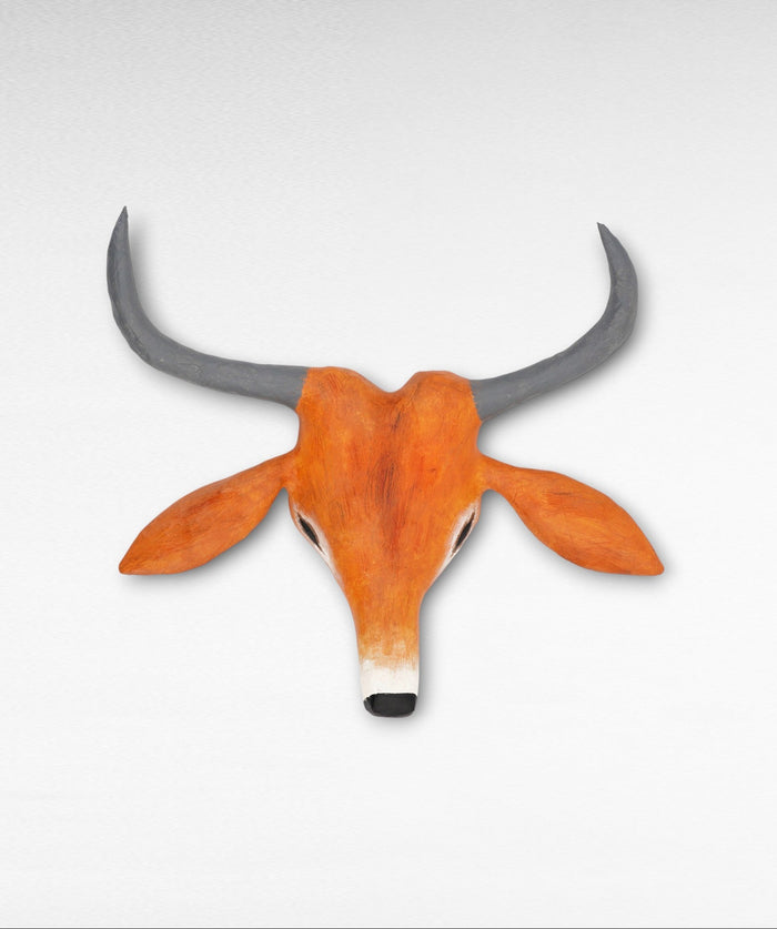 Scultura in cartapesta Mucca Abigail Brown - Orange friday | M11 Shop