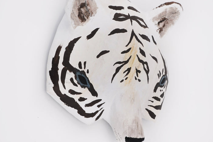 Scultura in cartapesta Tigre bianca Abigail Brown | M11 Shop