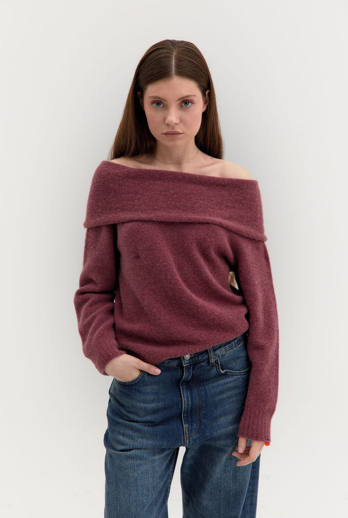 Maglione con scollo barca Felisia Tenné The Label | M11 Shop