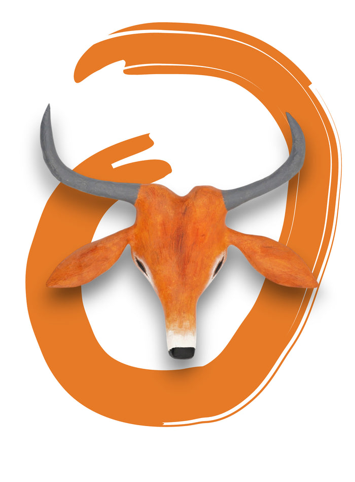 Scultura in cartapesta Mucca Abigail Brown | M11 Shop