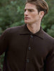 Cardigan con collo a polo 100% lana merino Masq | M11 Shop