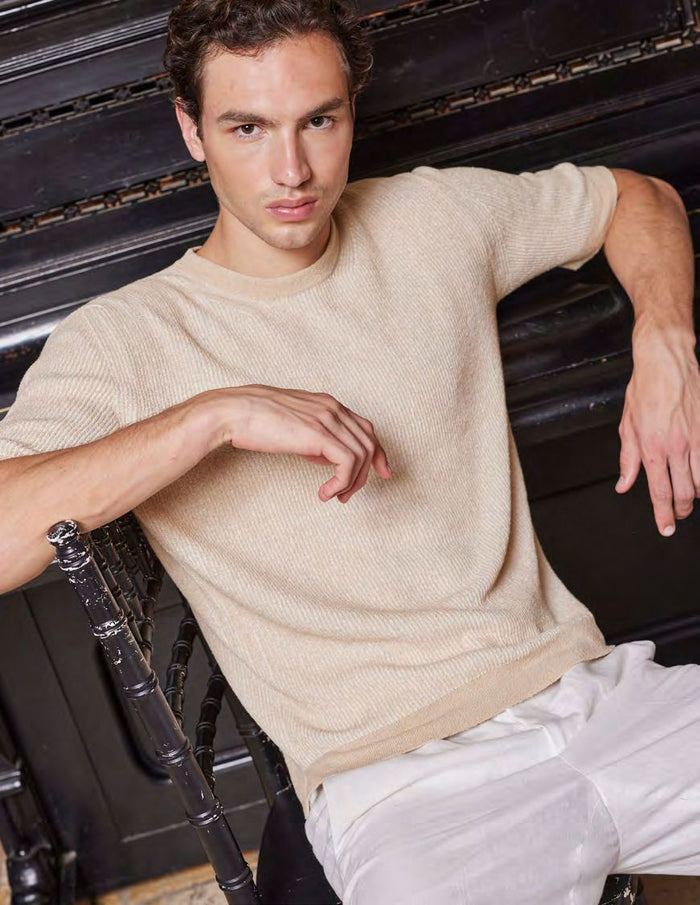 100% Cotton Masq Short Sleeve Crew Neck | M11 Shop