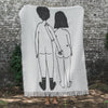 Plaid Naked couple back Helen B | M11 Shop
