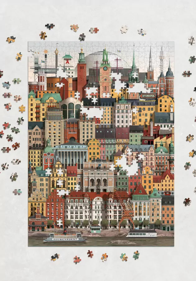 Puzzle Stockholm (1000 PCS) Martin Schwartz | M11 Shop