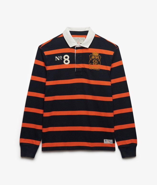 Polo Rugby Double Emblem Superdry - Men's Knitwear | M11 Shop
