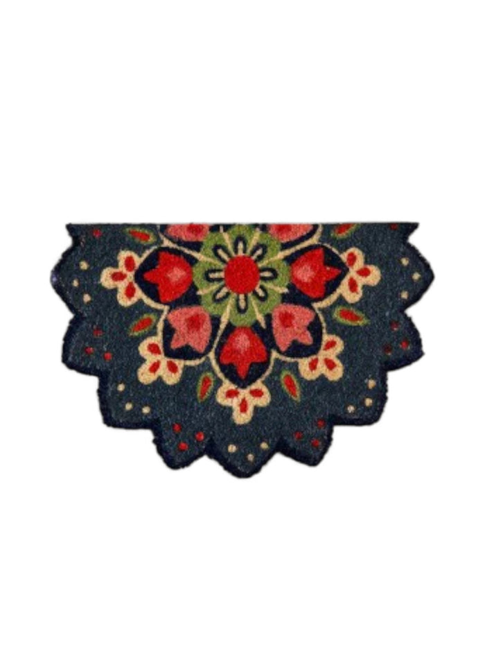 Zerbino Coco con fantasia a fiore Puebco - Tappeti e Cuscini | M11 Shop