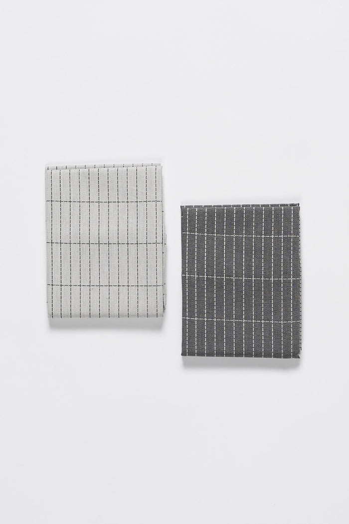Set of 2 Hay grid tea towels | M11 Shop