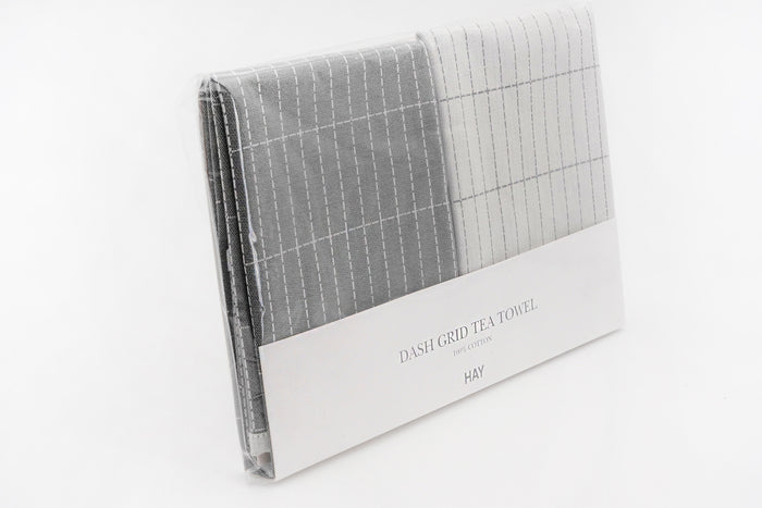 Set of 2 Hay grid tea towels | M11 Shop