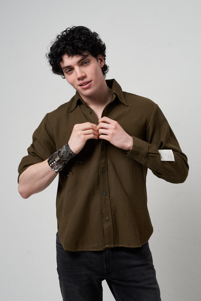 Camicia da lavoro senza tasche Puebco | M11 Shop