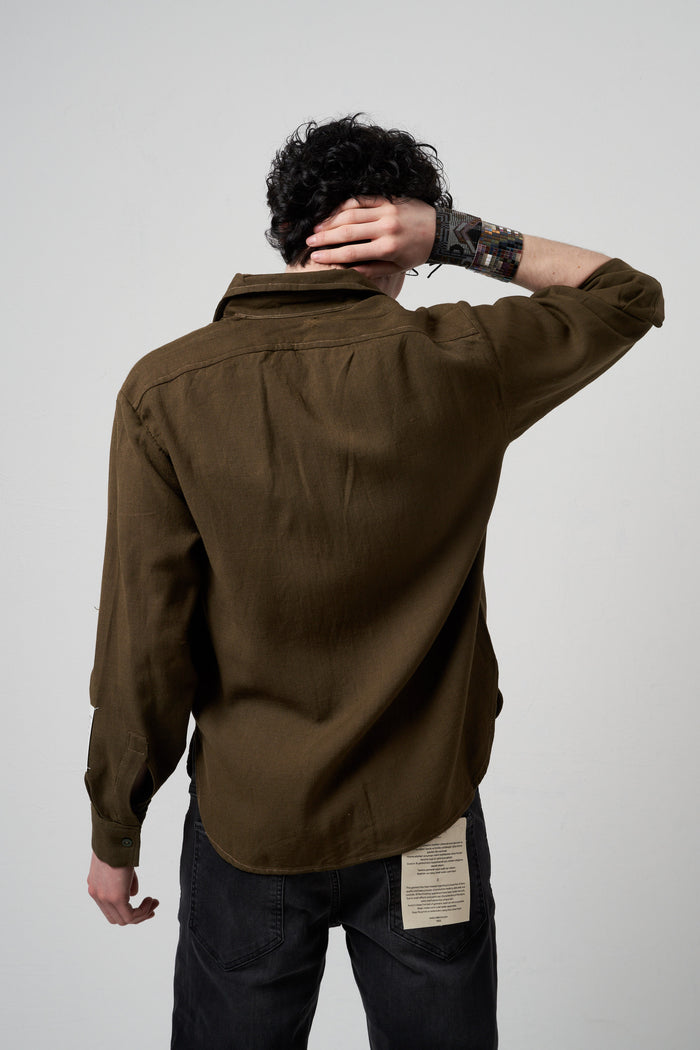 Camicia da lavoro senza tasche Puebco | M11 Shop